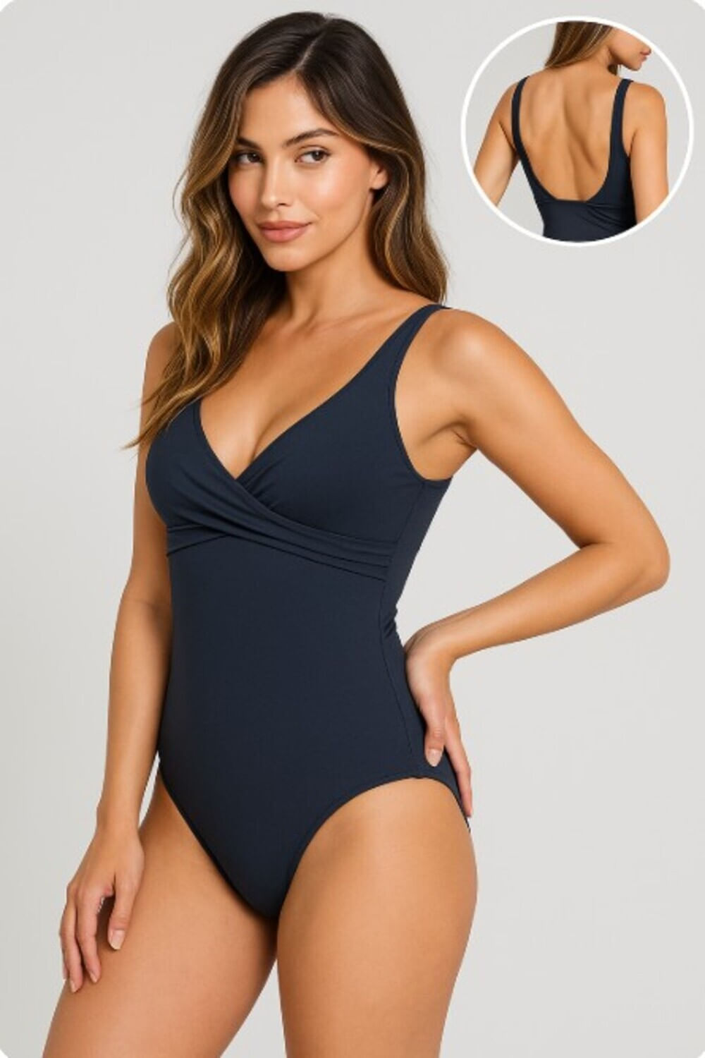 Vestido de baño en microfibra enterizo